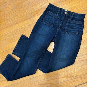 J. Crew Curvy Full Length Demi Bootcut Jeans Dark Wash Women's Size 29